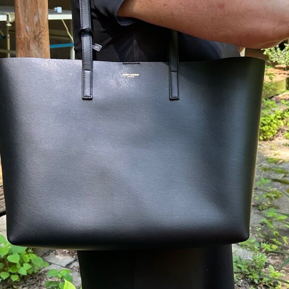 SAINT LAURENT East West Shopper Tote - Black - New without tags - Picture 2 of 16